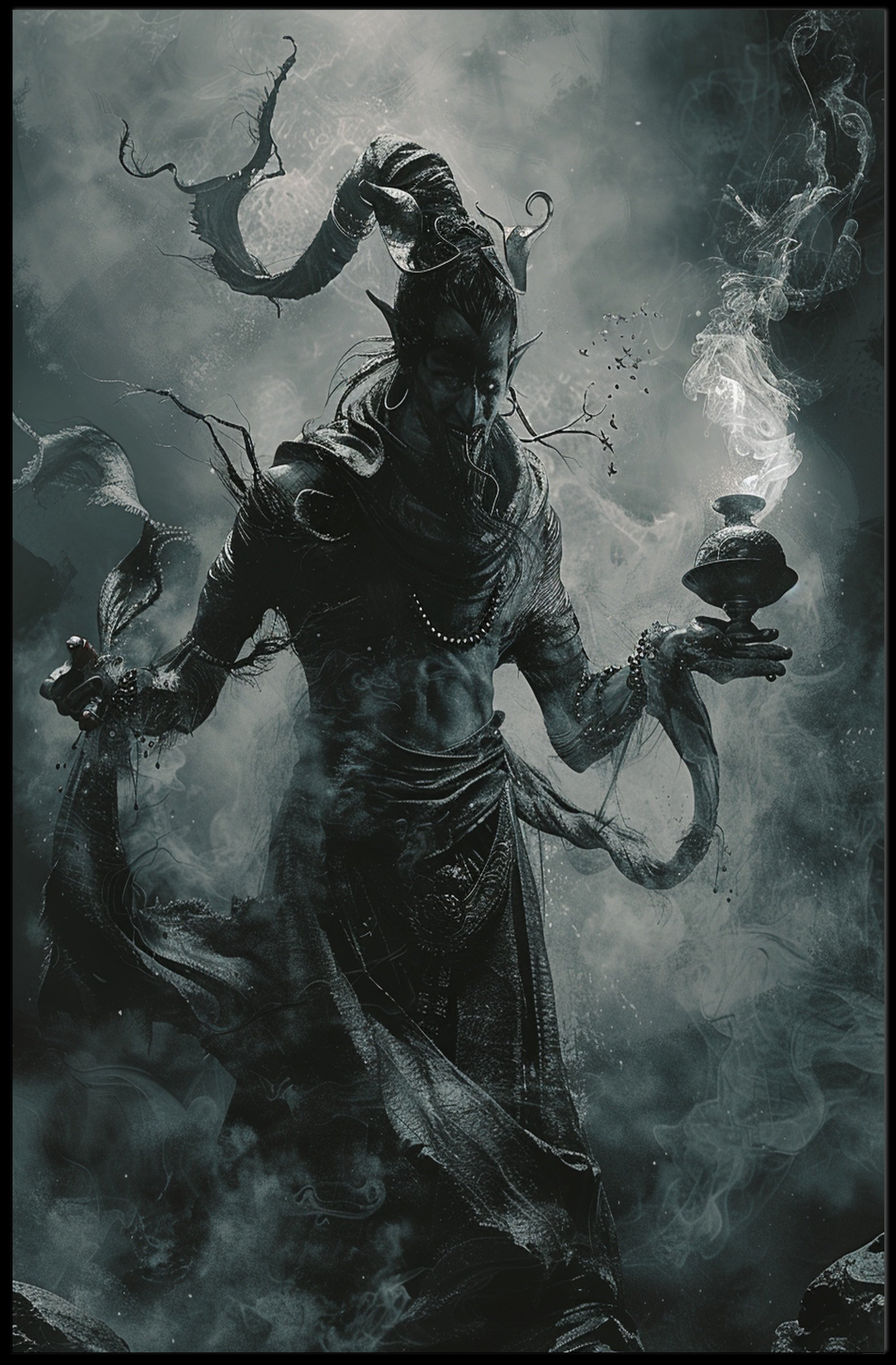 Enigmatic Sorcerer Poster PosterGoat