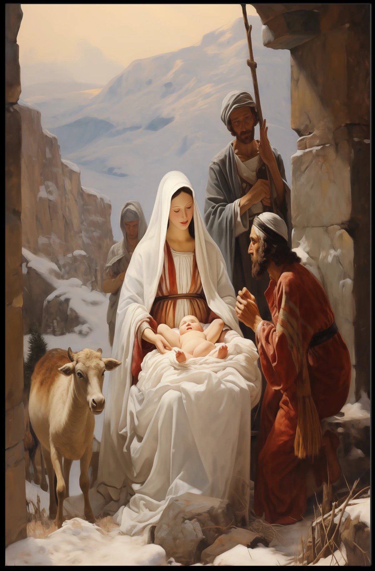 Nativity Scene Poster