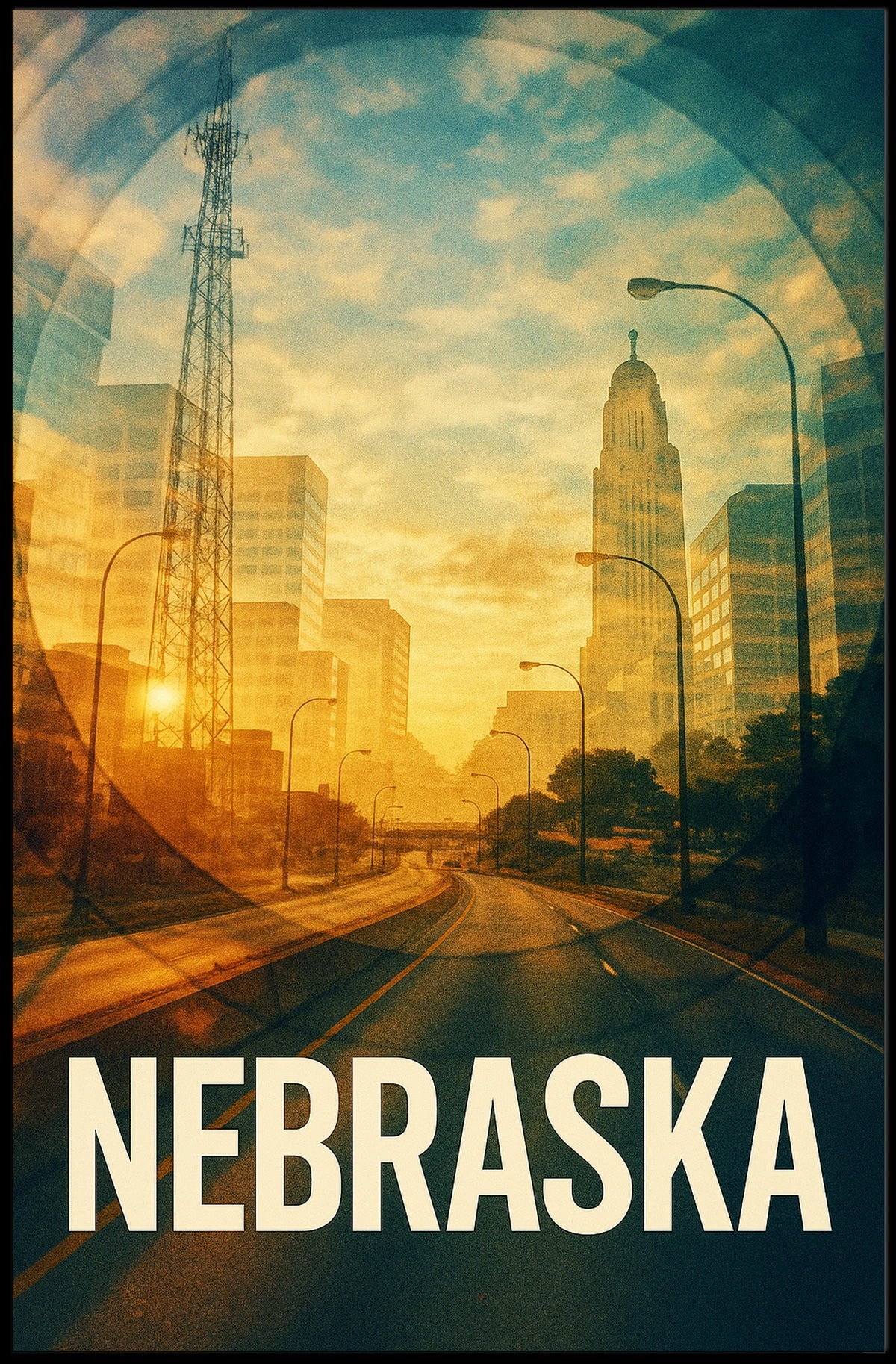 Nebraska A Journey Through the Heartland Poster