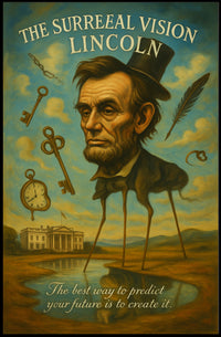The Surreal Vision of Lincoln Poster PosterGoat