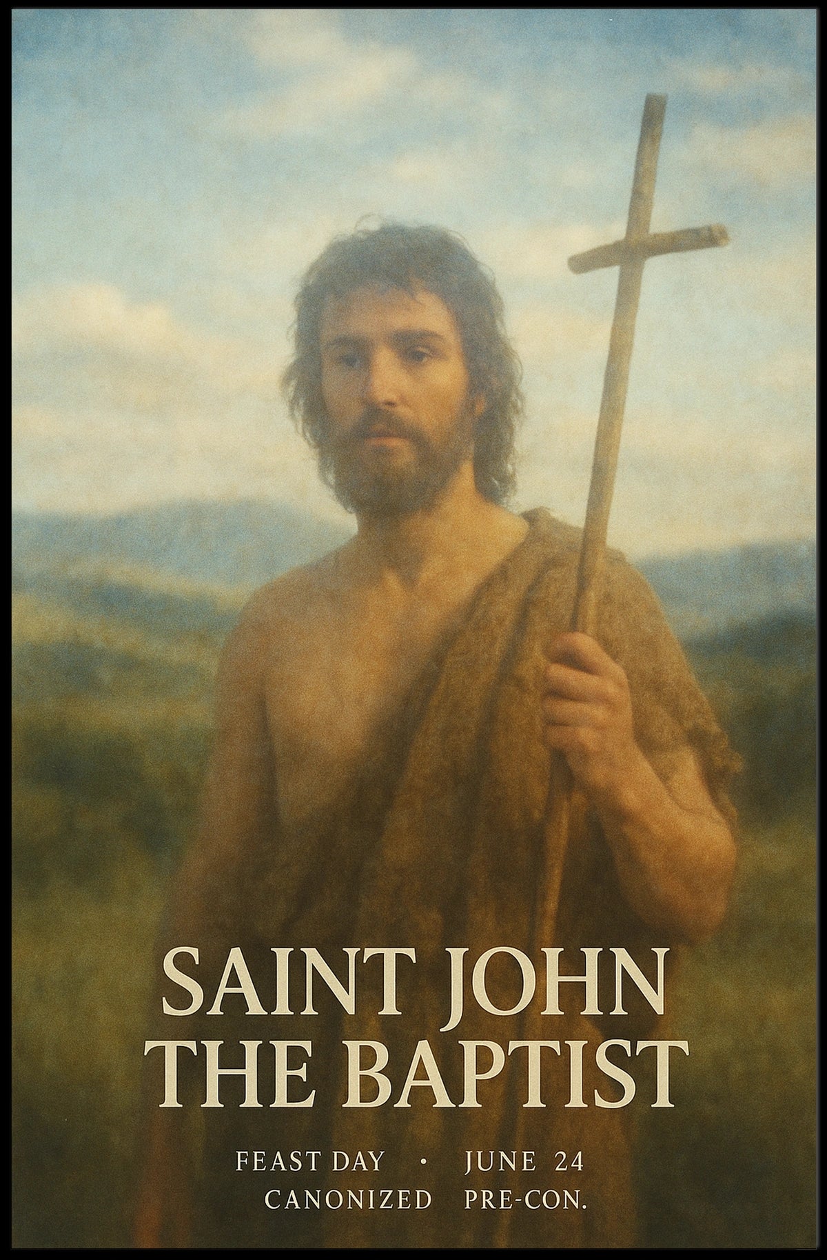 Saint John The Baptist Poster