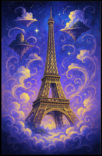 Dreamy Eiffel Tower Poster PosterGoat