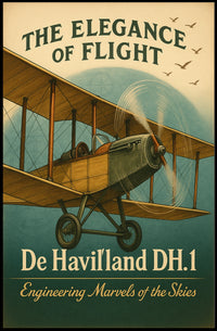 The Elegance of Flight De Havilland DH.1 Poster