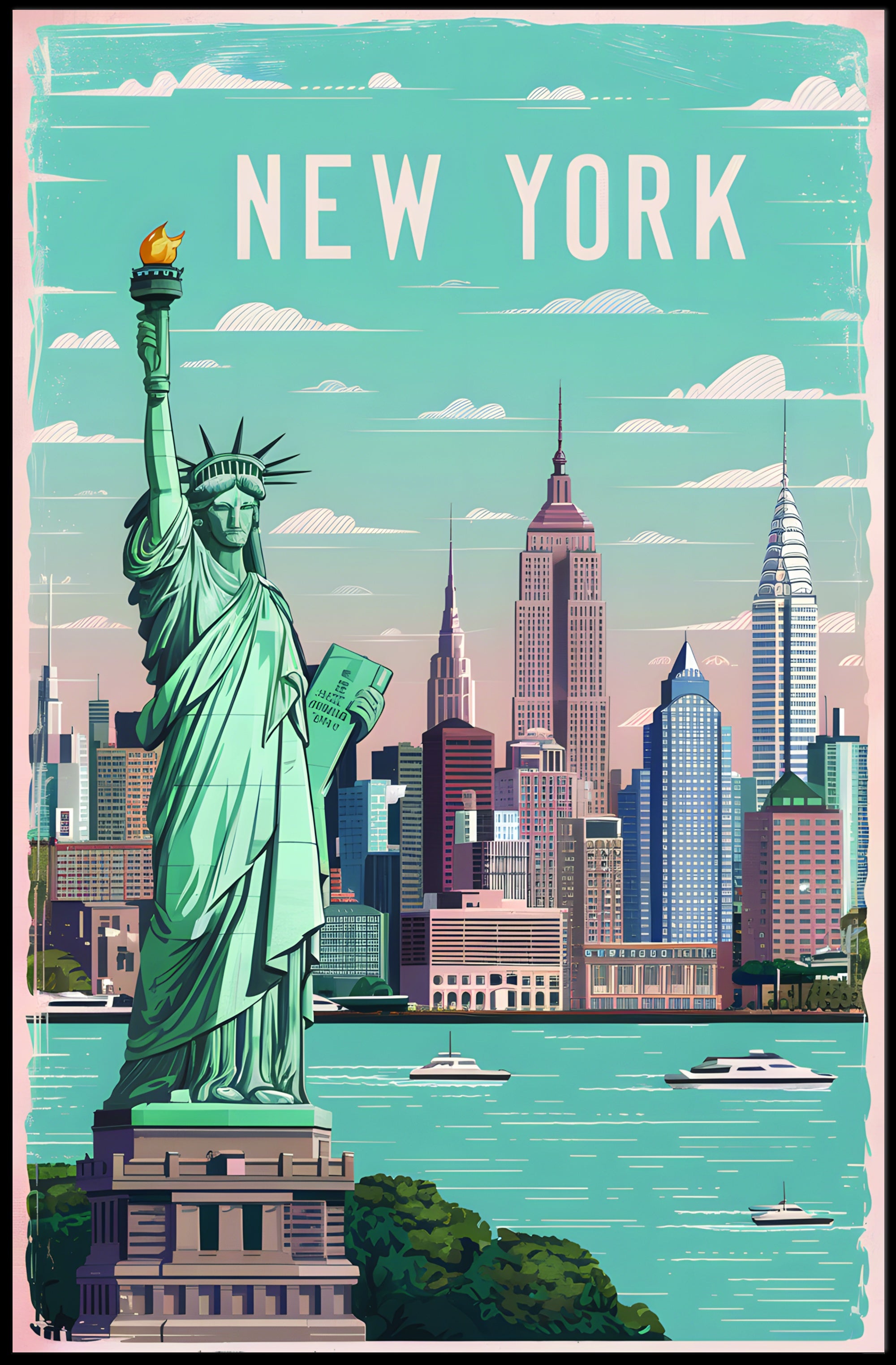 Iconic New York Poster