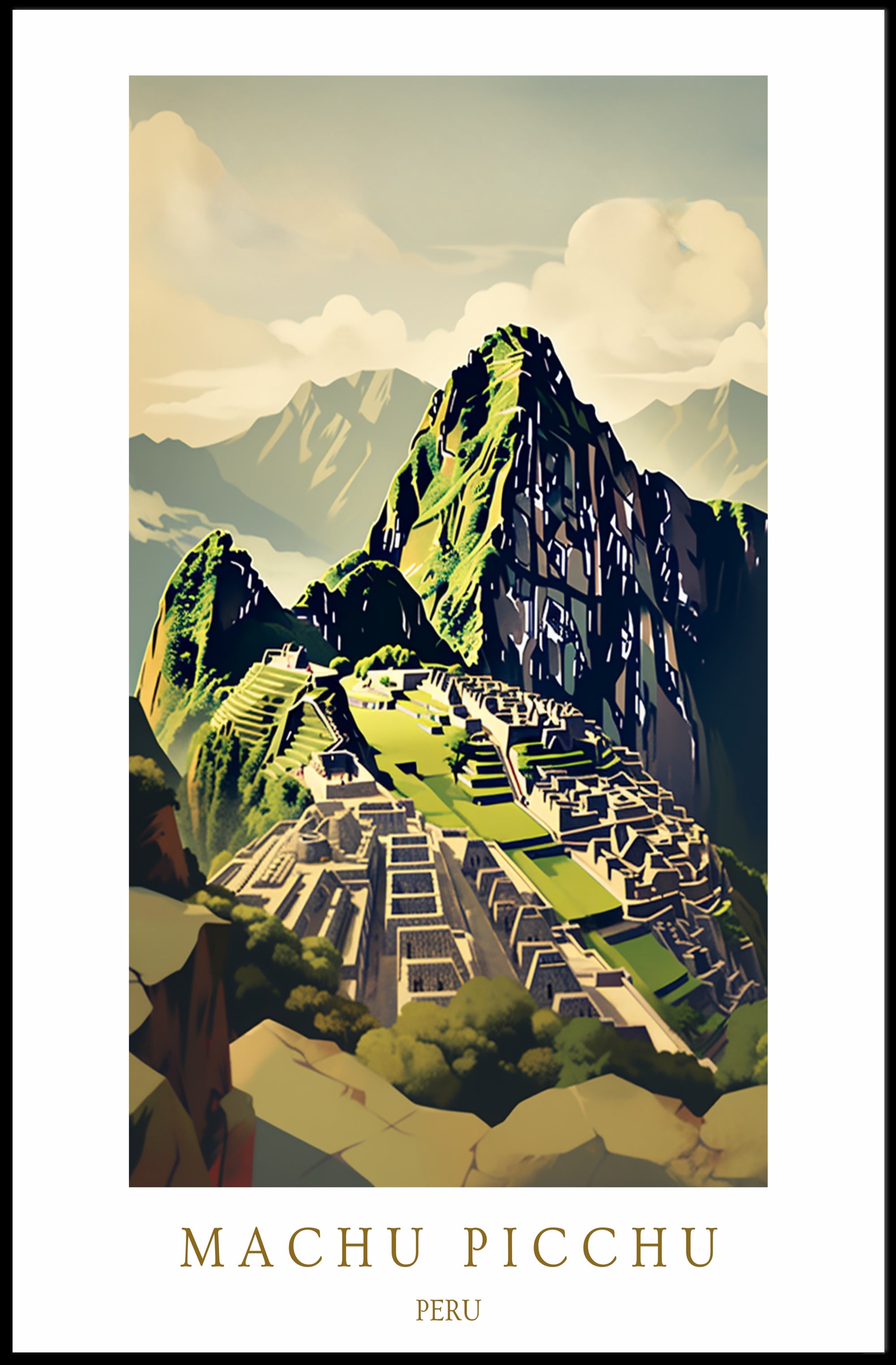Machu Picchu Scenic Poster PosterGoat