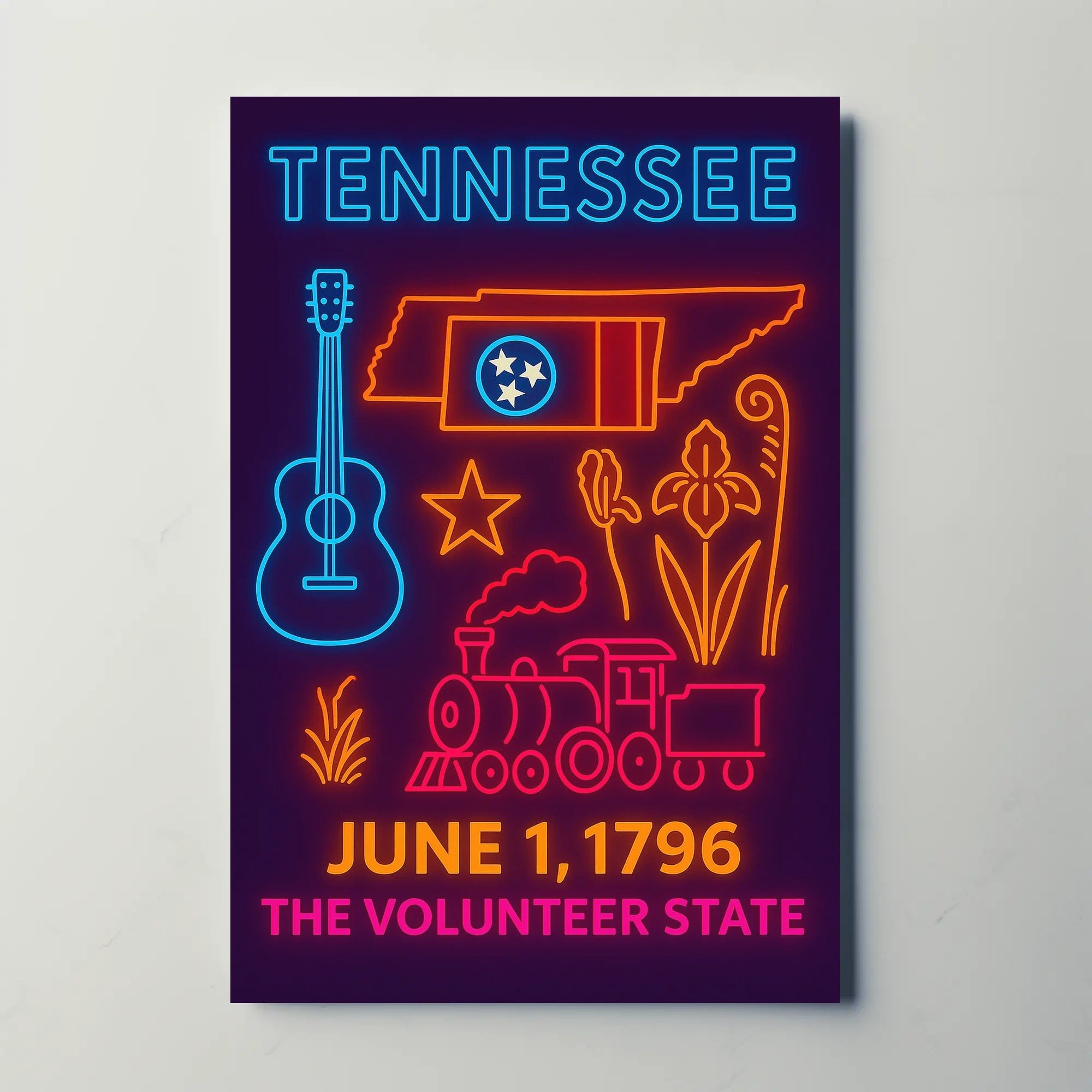 Tennessee Neon Heritage, Cultural or Heritage Poster