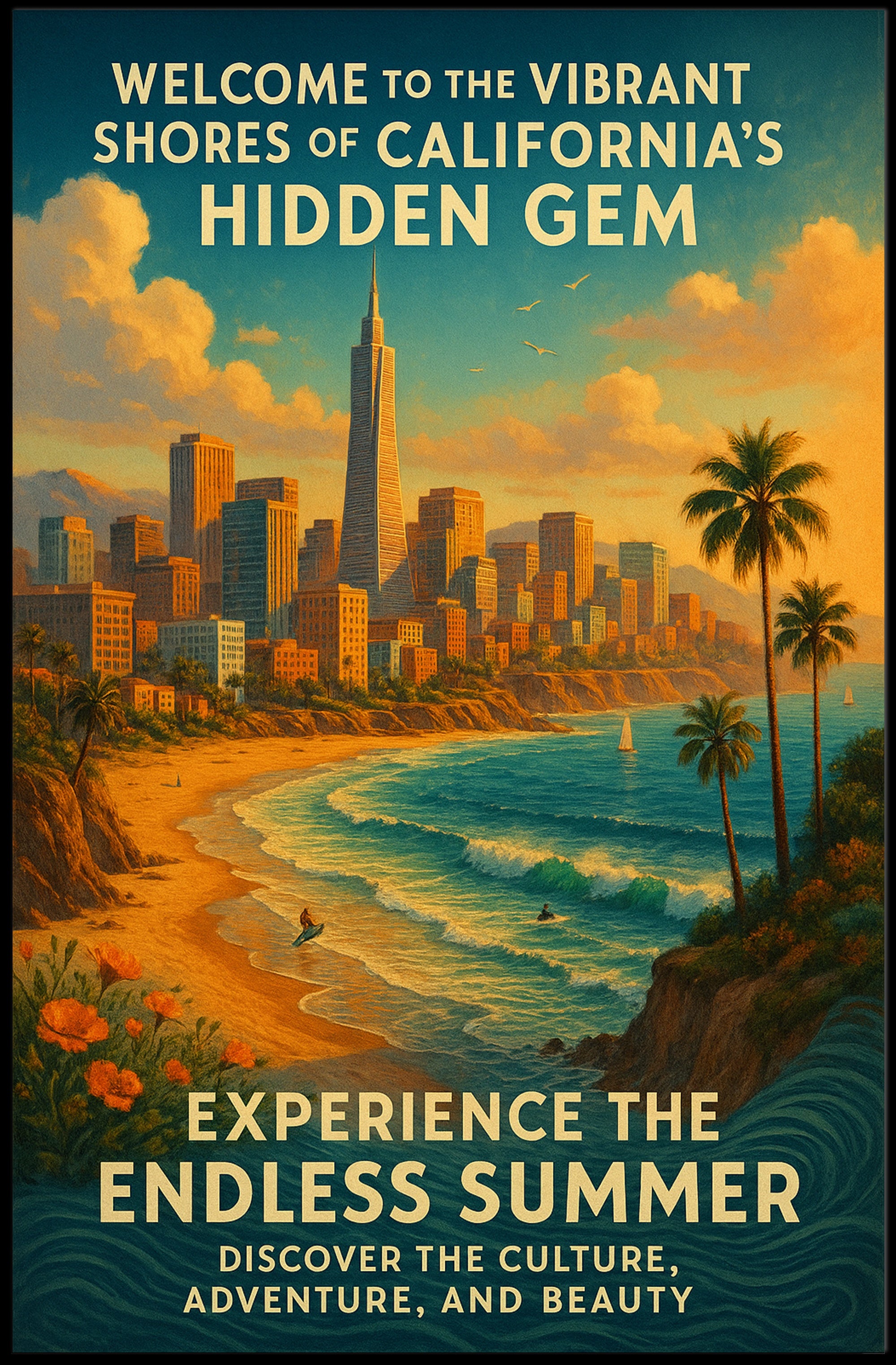 Californias Hidden Gem Poster PosterGoat