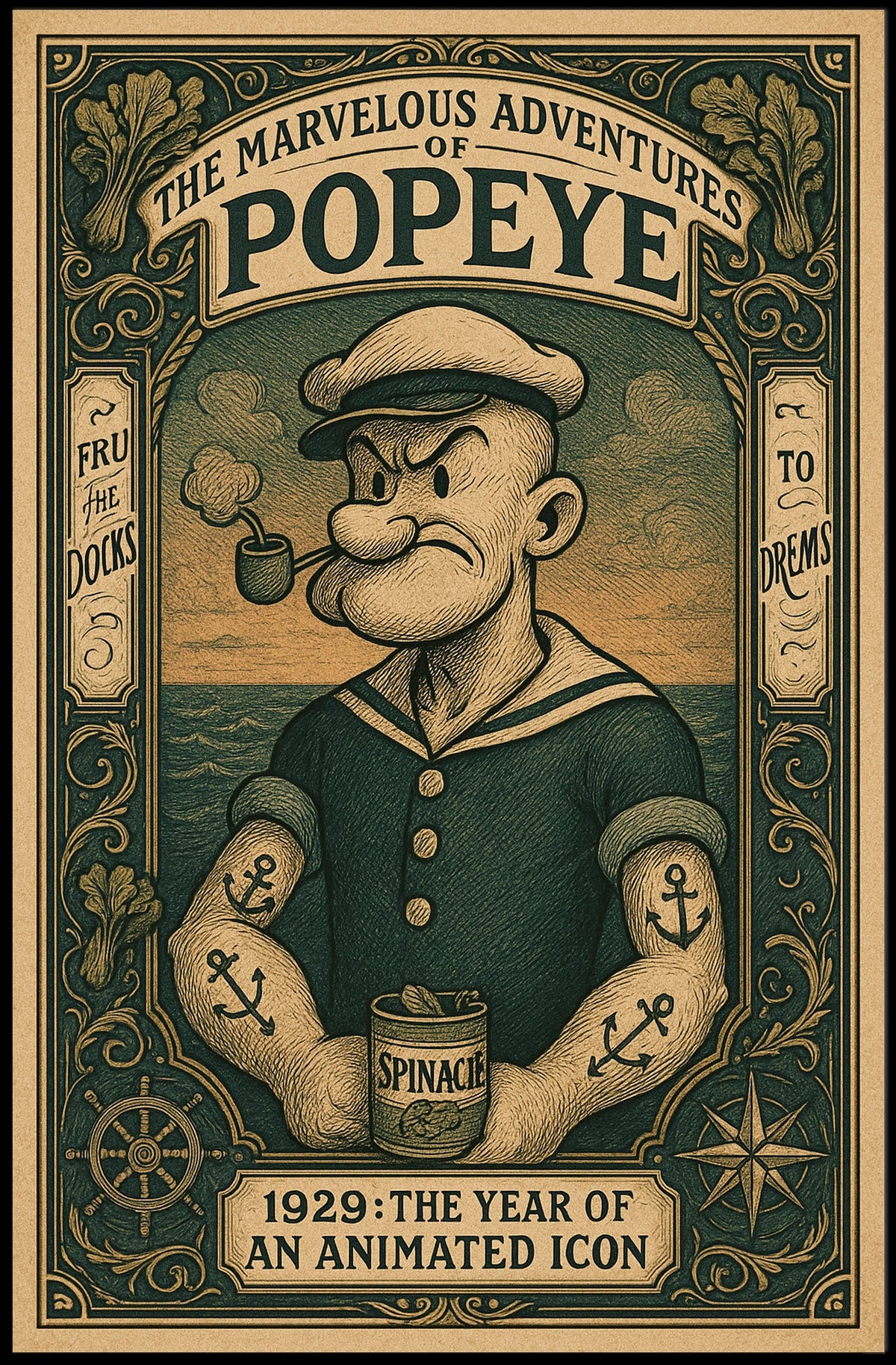 Popeye 1929 Art Poster POP-55