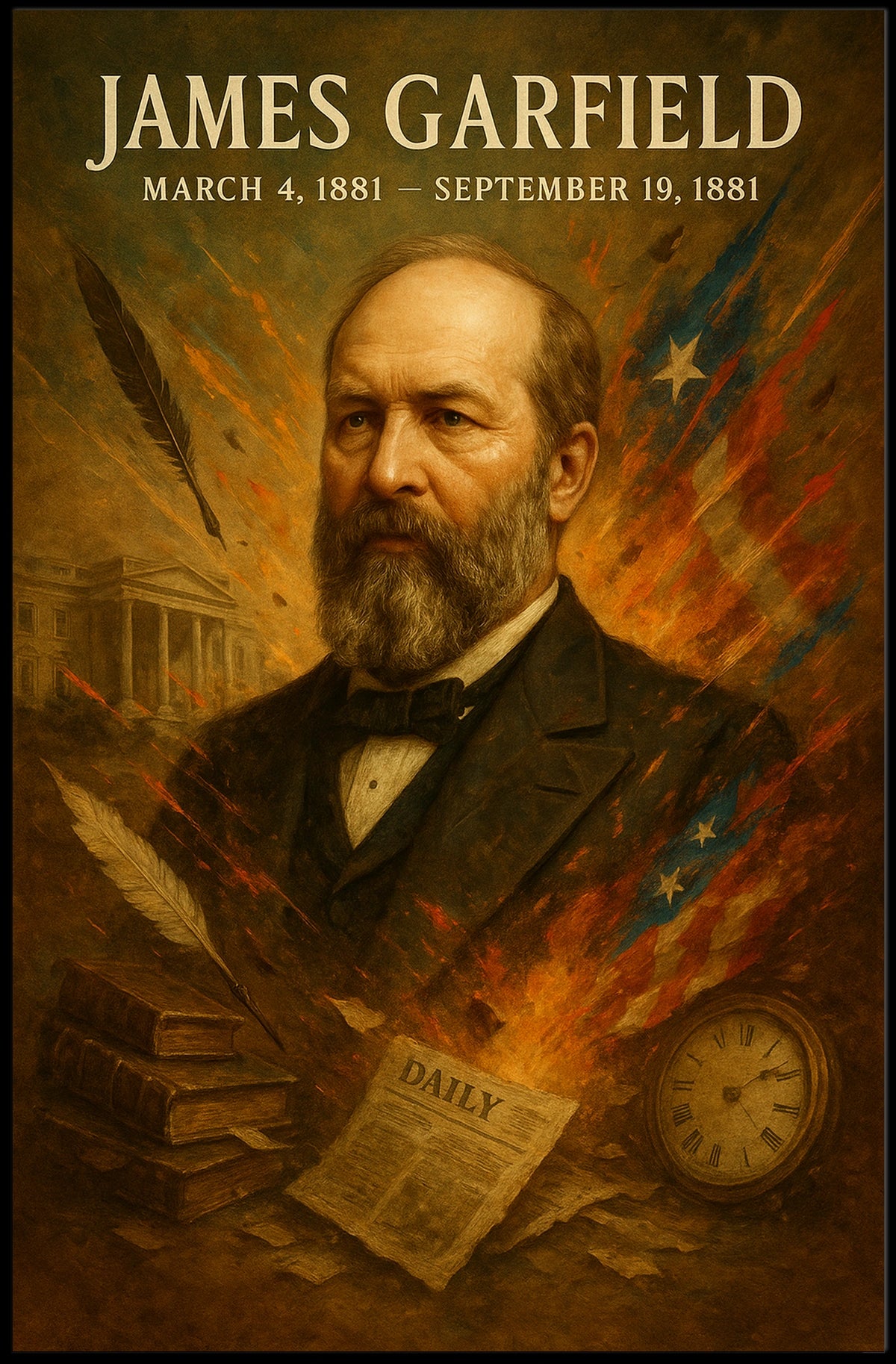 James Garfield A Presidential Tribute Poster