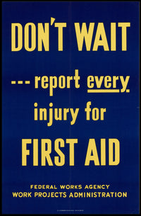 Workplace Safety Awareness: Mid-Century Propaganda Poster PosterGoat