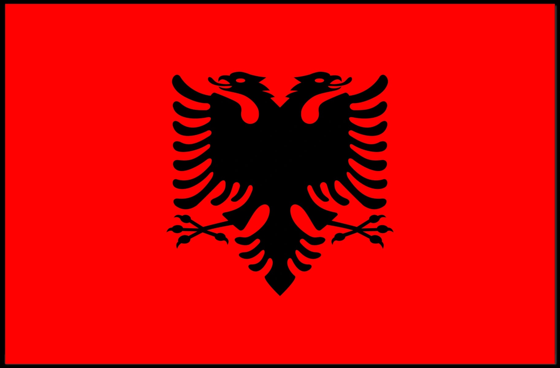Albania Flag Poster
