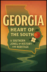 Georgia Heart Of The South Poster