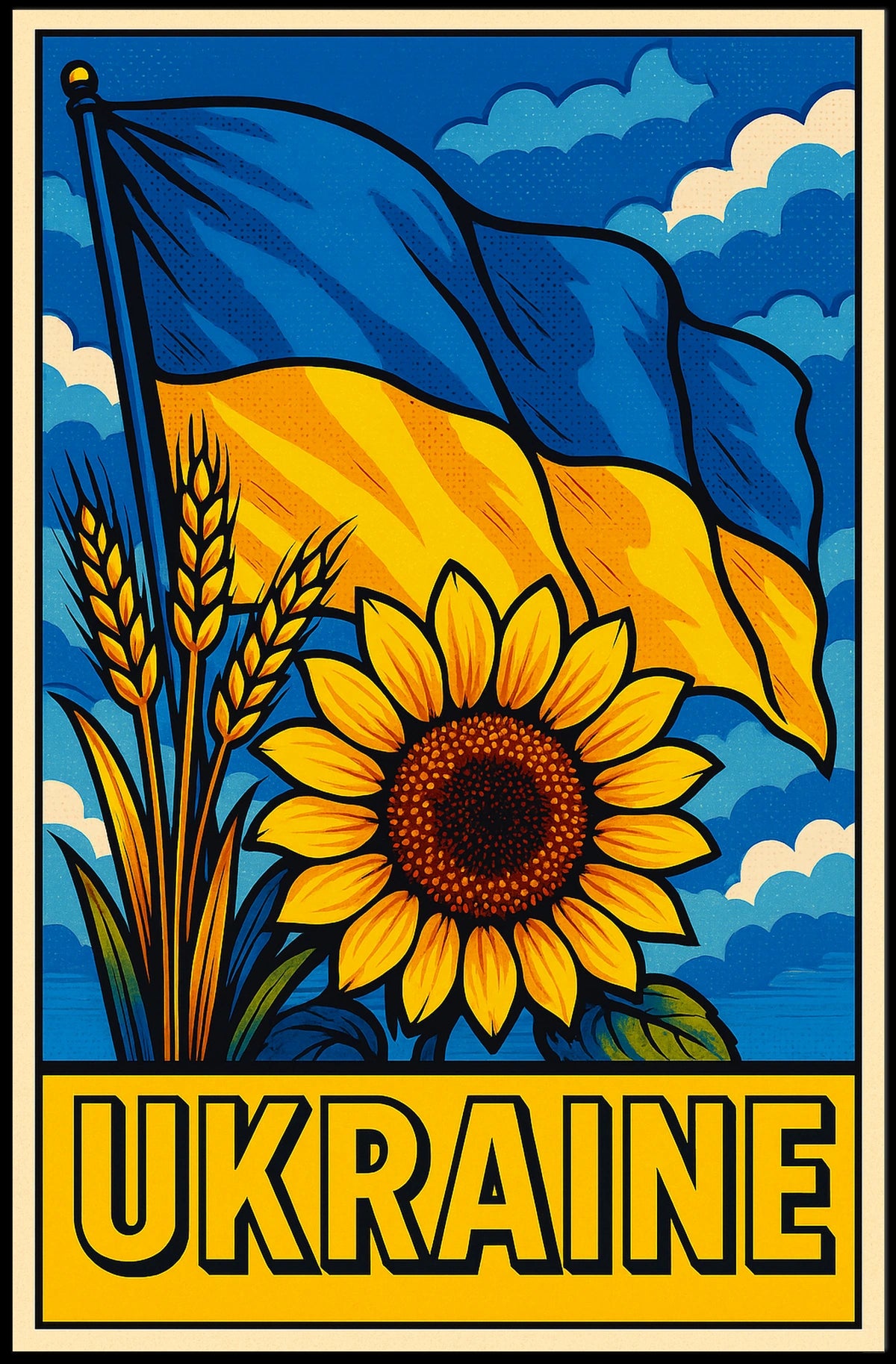 Ukraine A Symbol Of Hope Poster