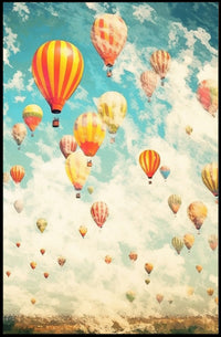 Vibrant Balloon Festival Poster