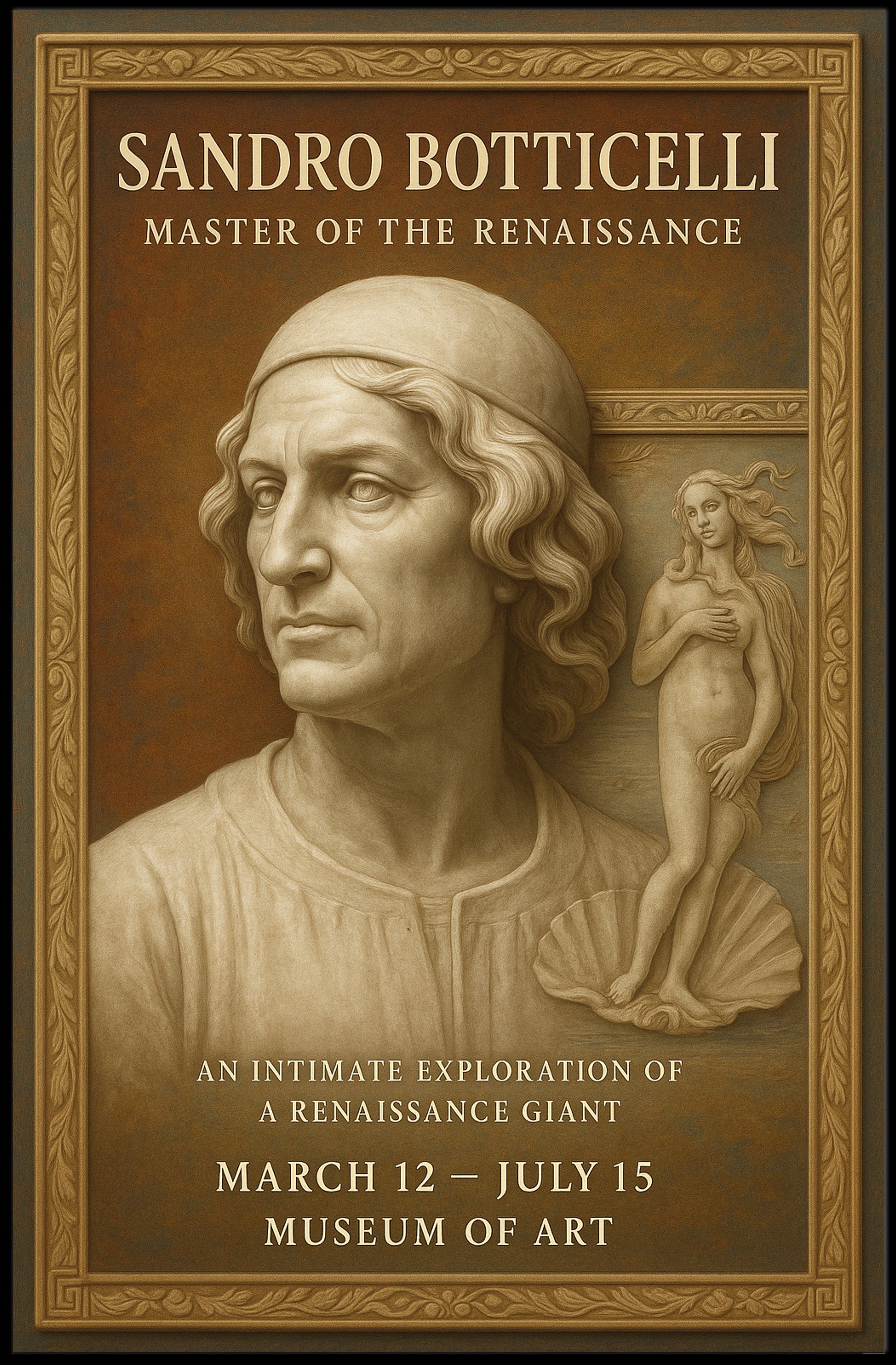 Sandro Botticelli Master of the Renaissance Poster PosterGoat