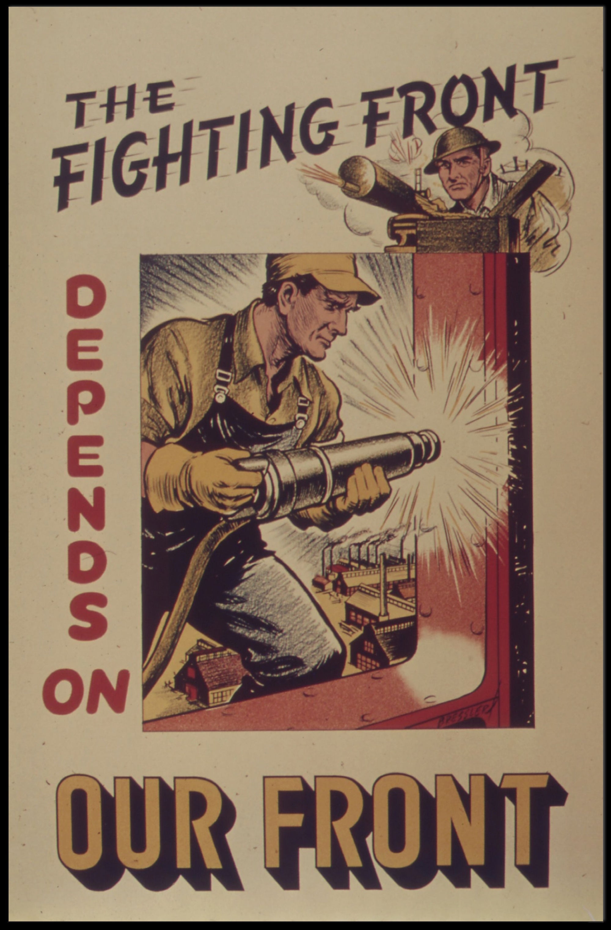 Homefront Support WWII Poster: A Symbol of Unity