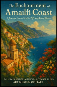 The Enchantment of Amalfi Coast Scenic Poster