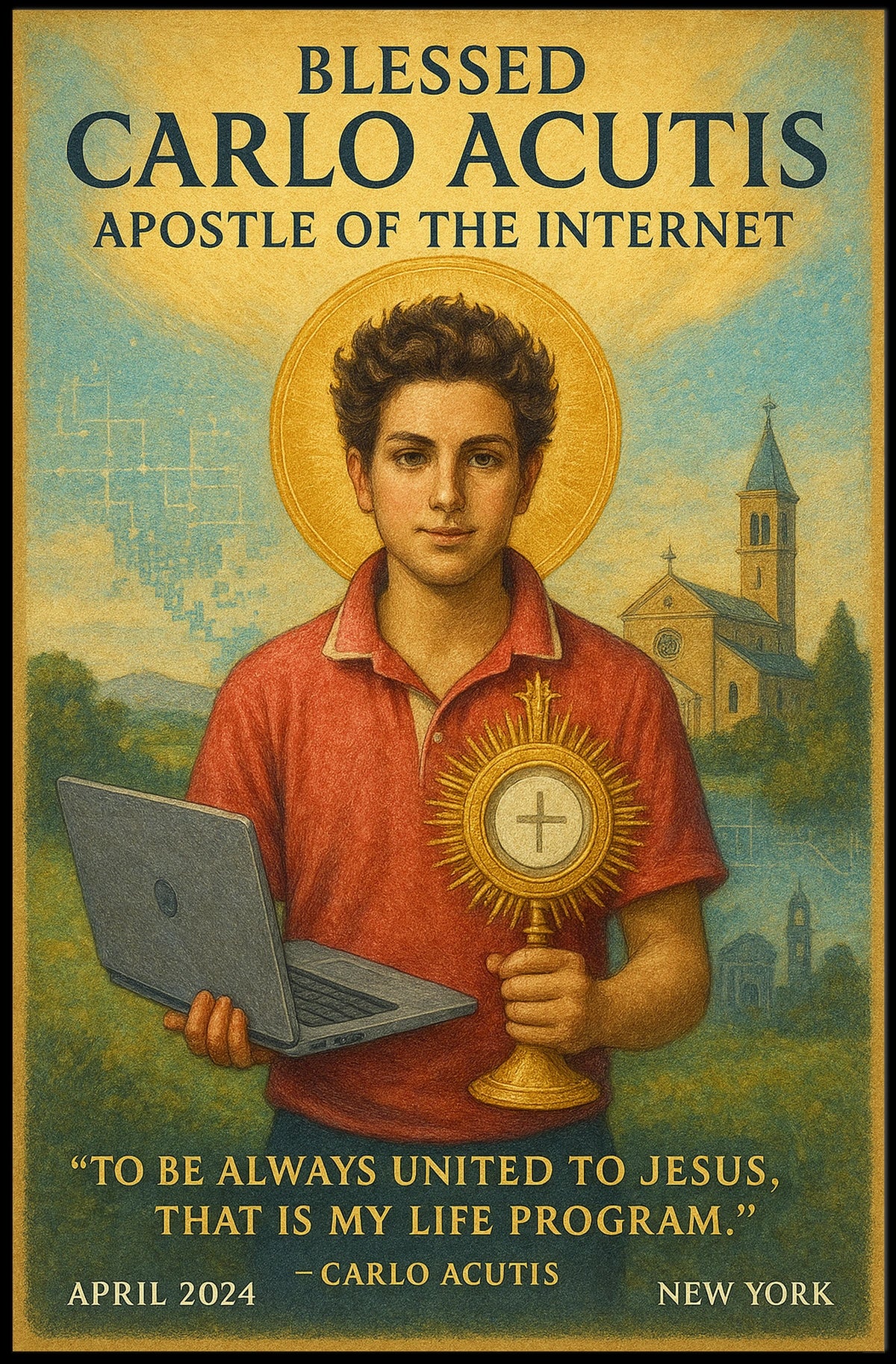 Blessed Carlo Acutis Apostle Of The Poster