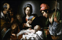 Nativity Scene in Classic Baroque Religious Art Poster