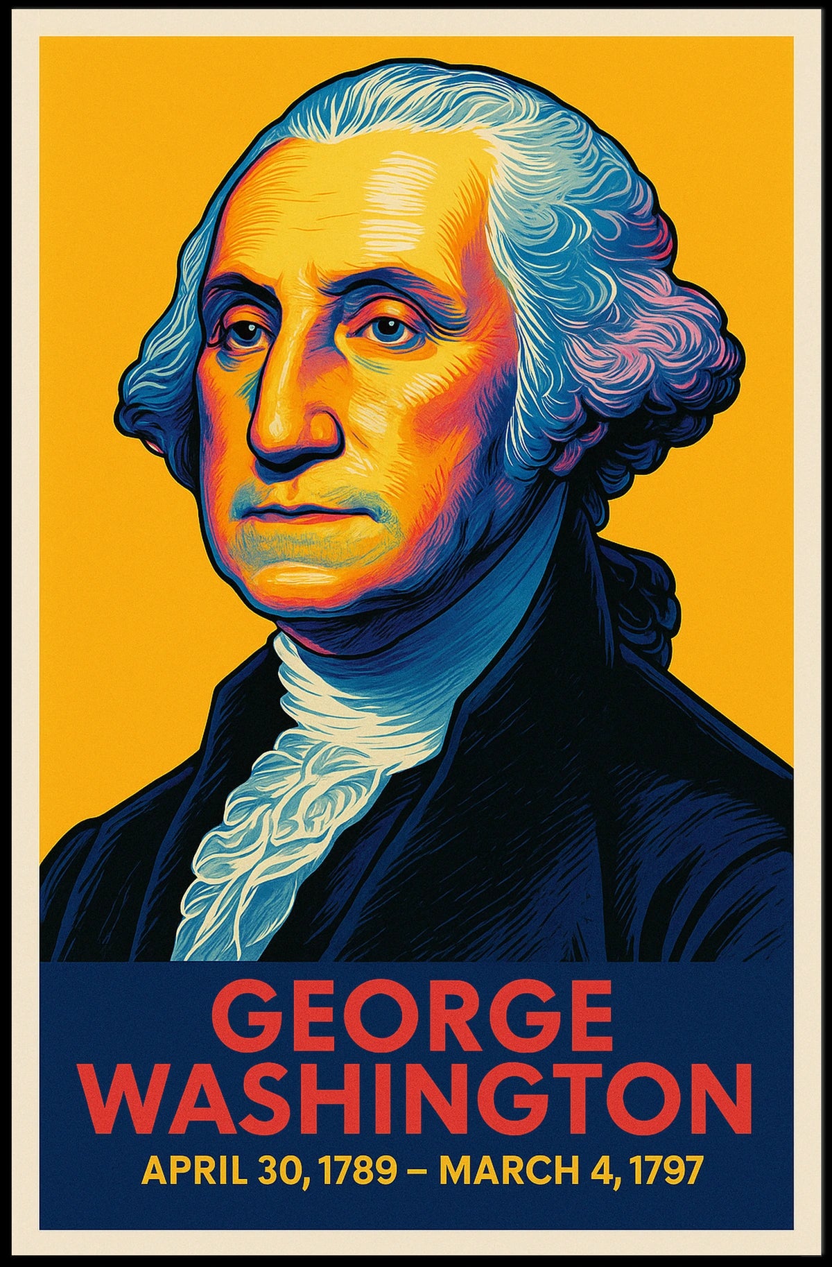 George Washington 1St President Poster