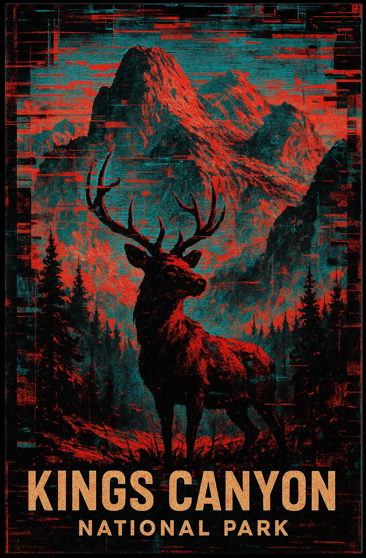 Kings Canyon National Park Poster