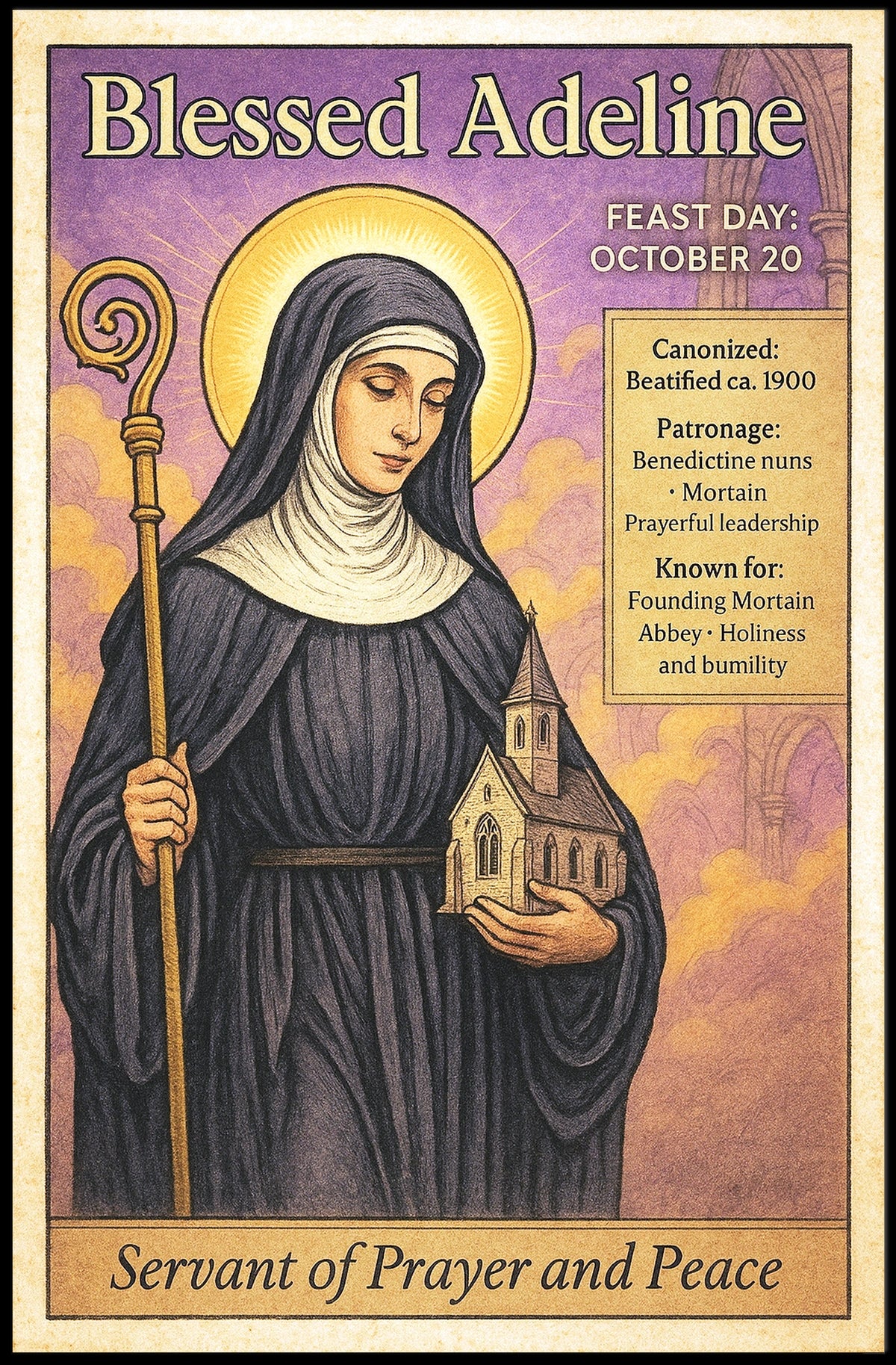 Blessed Adeline Poster