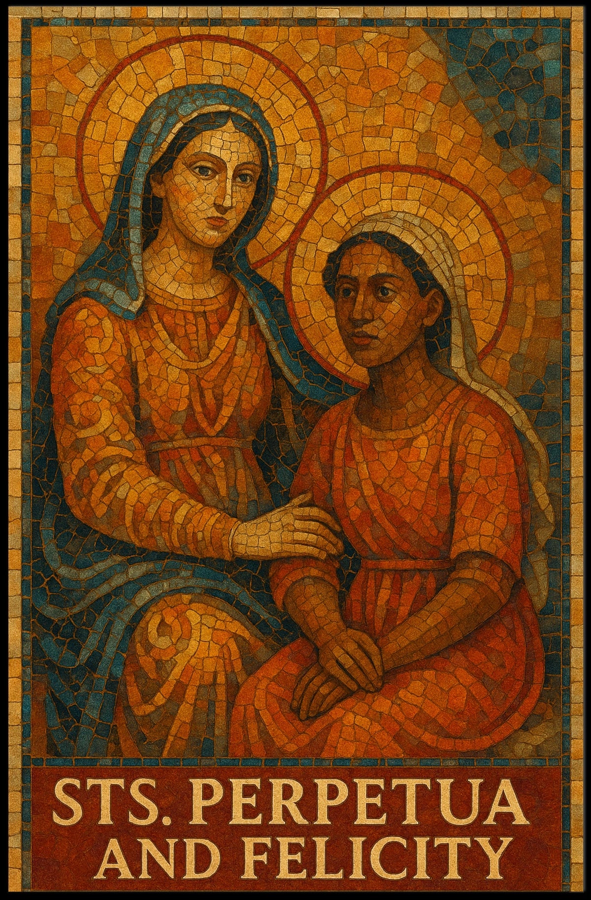Saints Perpetua And Felicity Poster