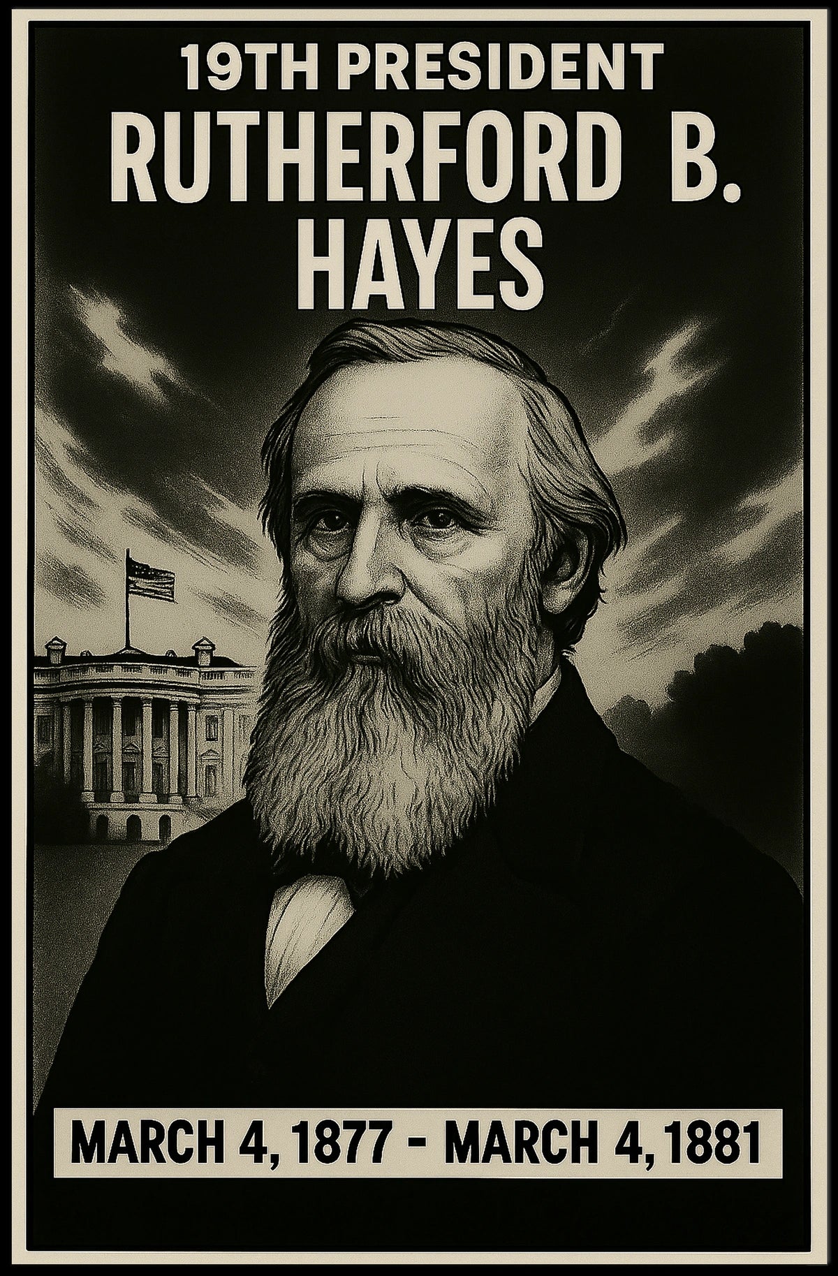 Rutherford B. Hayes 19Th President Poster
