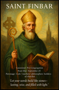 Saint Finbar Poster PosterGoat