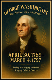 George Washington 1st President Poster PosterGoat