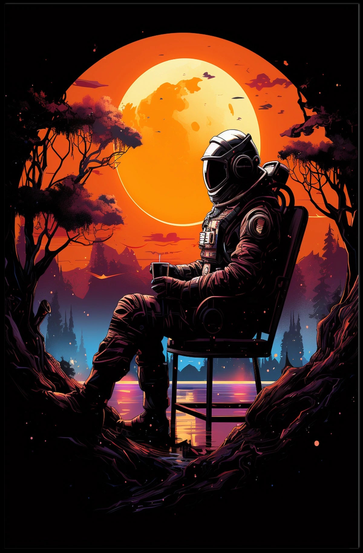 Cosmic Reflection Poster