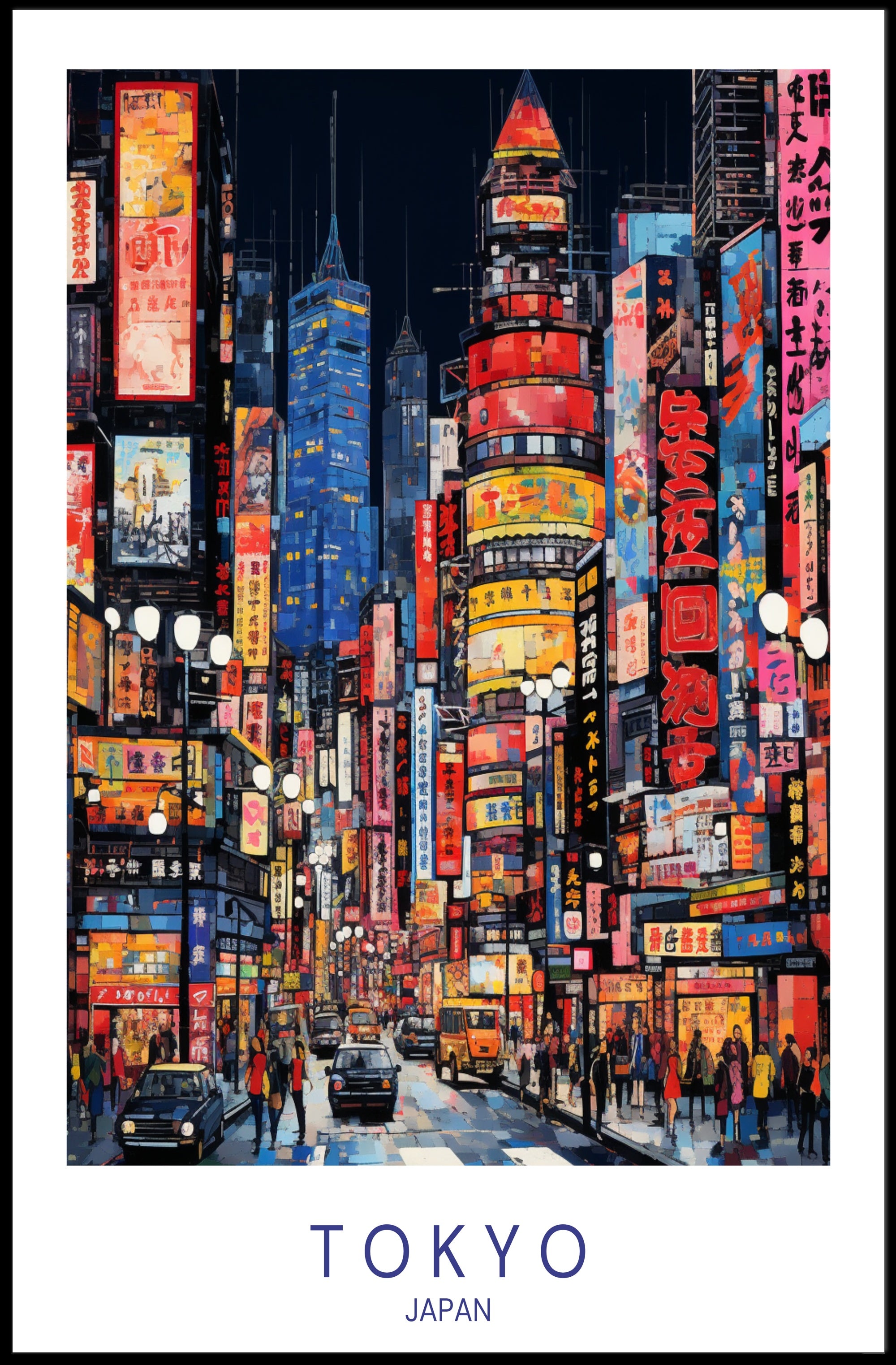 Tokyo Nights Poster PosterGoat