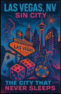 Las Vegas Sin City Poster