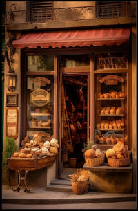 Charming Bakery Facade Poster