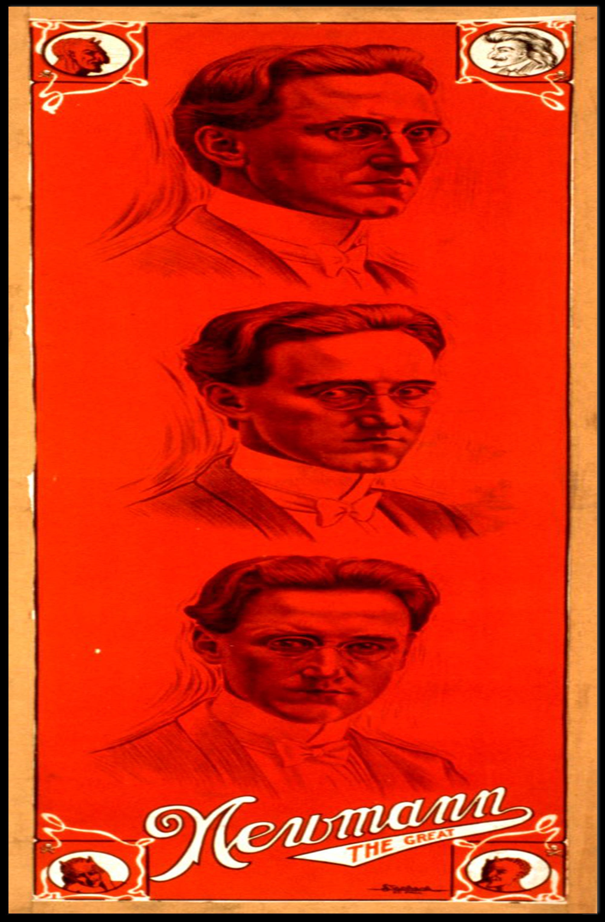 Newmann the Great Vintage Artistic Pop Culture Poster