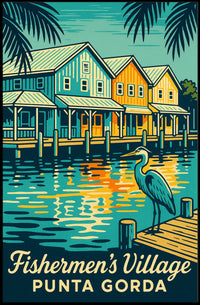 FishermenS Village Punta Gorda Poster