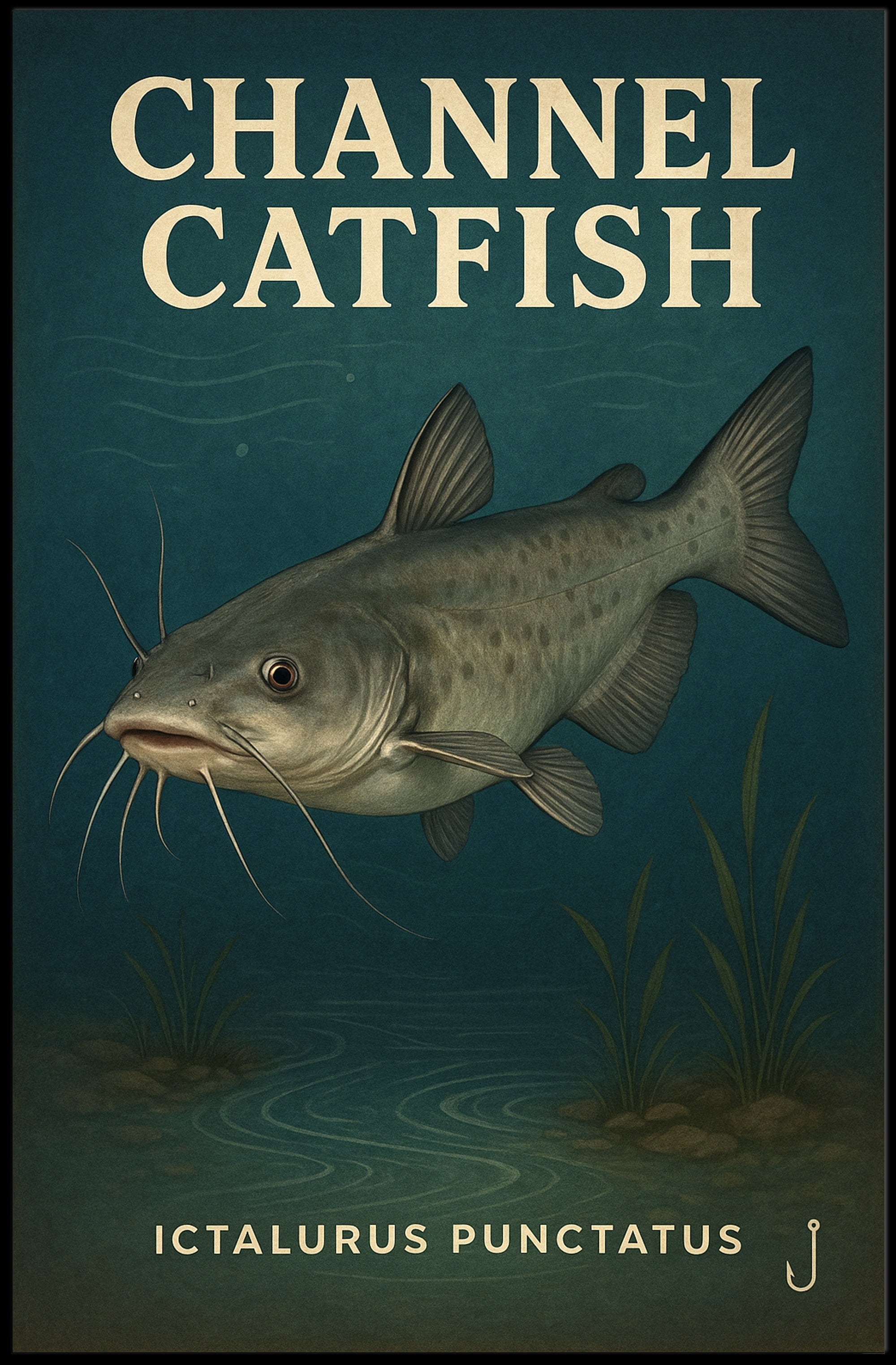 Channel Catfish Poster PosterGoat