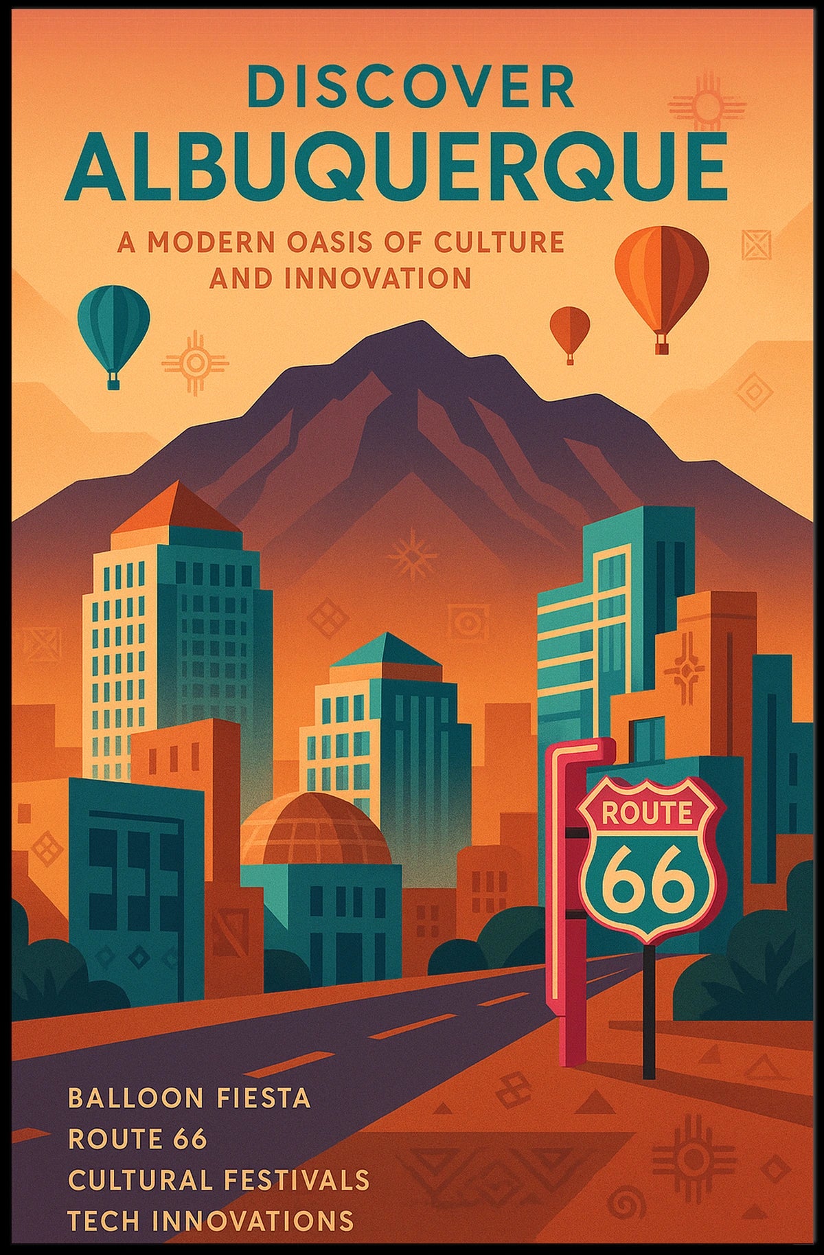 Discover Albuquerque Poster