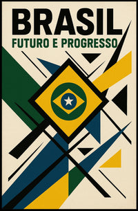 Brasil Futuro e Progresso Poster