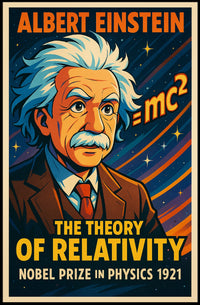 Albert Einstein Nobel Prize In Physics Poster