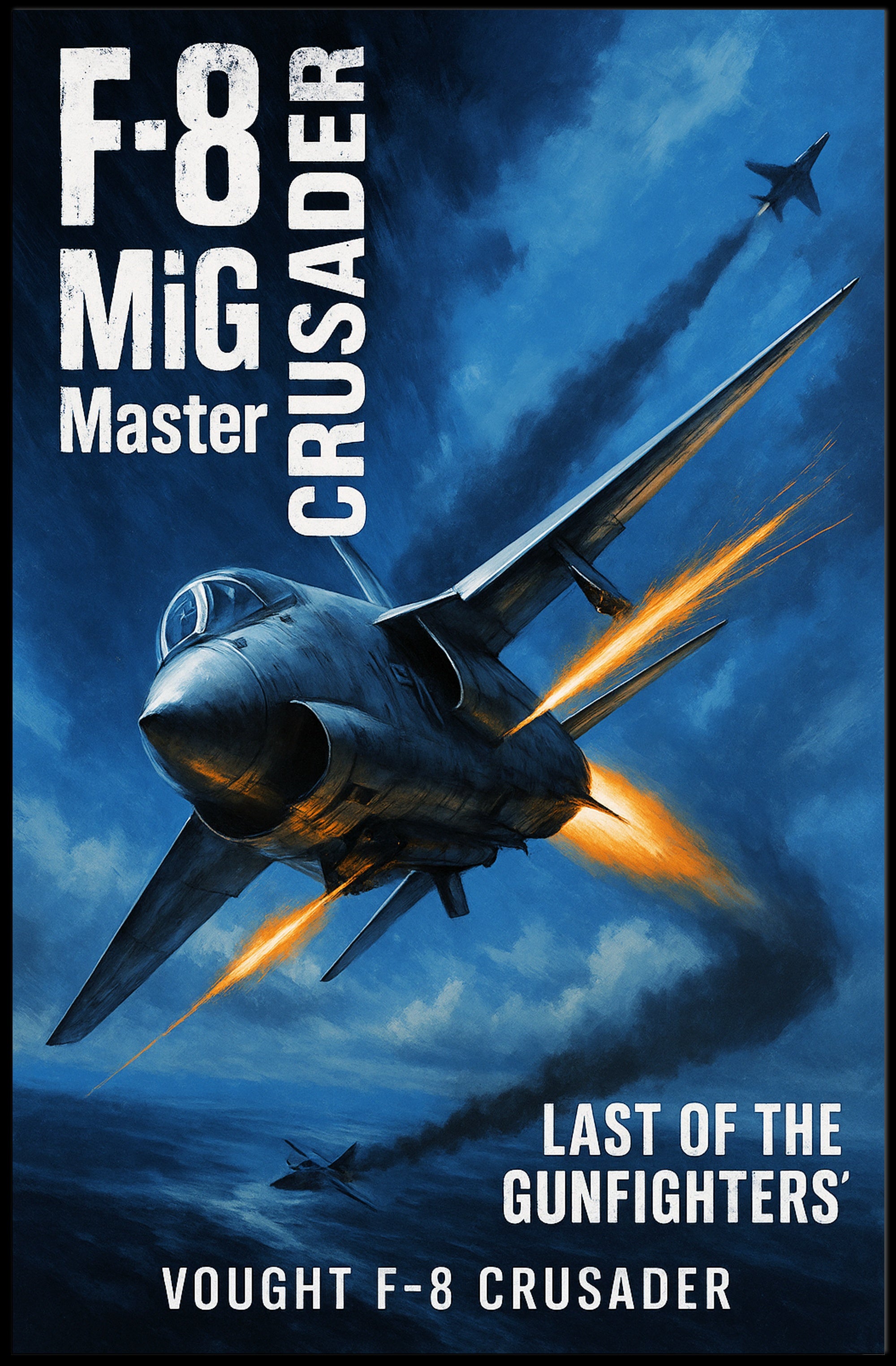 Vought F-8 Crusader Last of the Gunfighters Poster PosterGoat