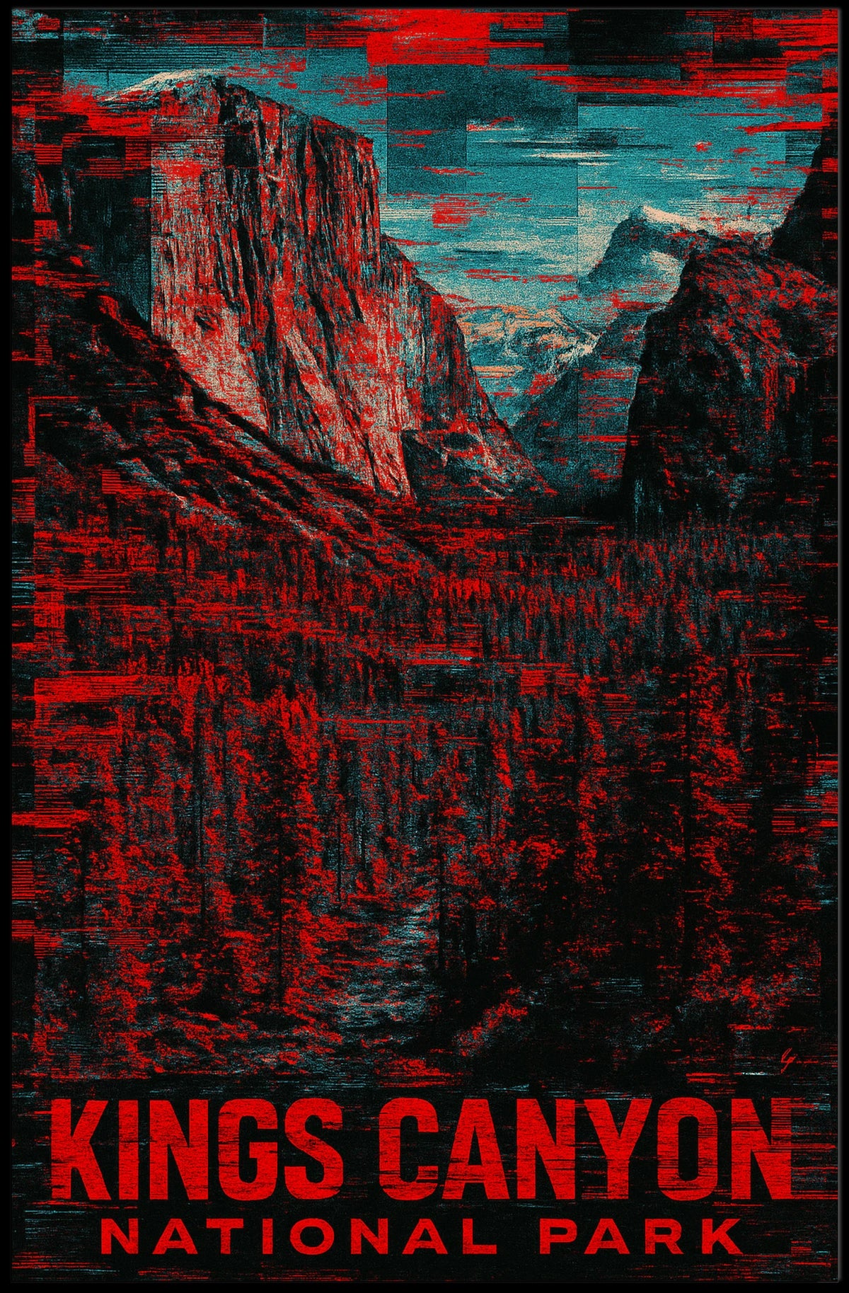 Kings Canyon National Park Poster