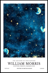 William Morris Cotton Prints Exhibition Poster