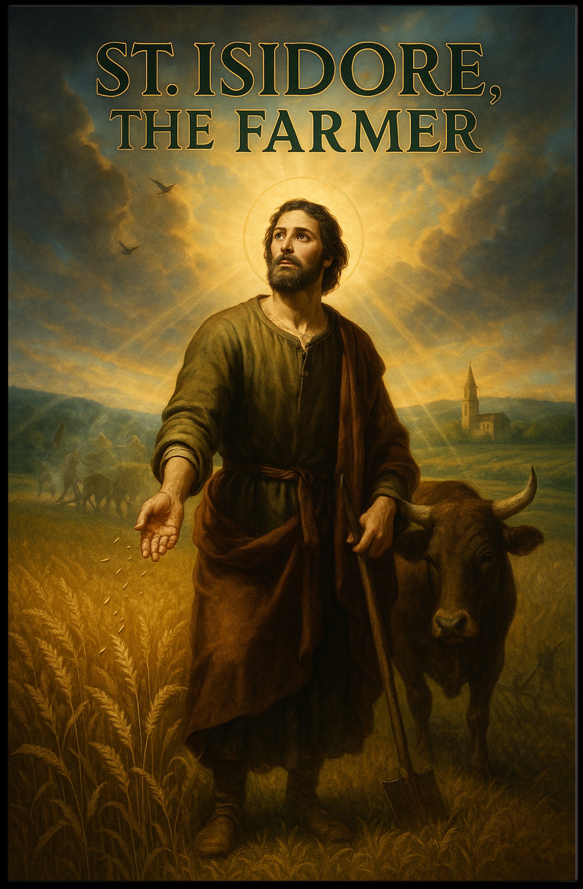 St. Isidore, the Farmer Poster PosterGoat
