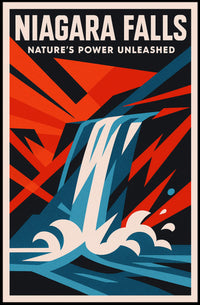 Niagara Falls Nature's Power Unleashed Poster PosterGoat
