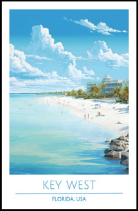 Key West Beach Vacation, Poster