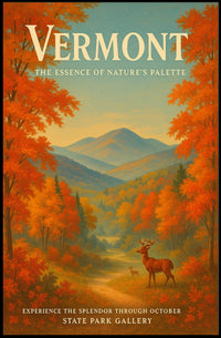 Vermont The Essence of Natures Palette Poster