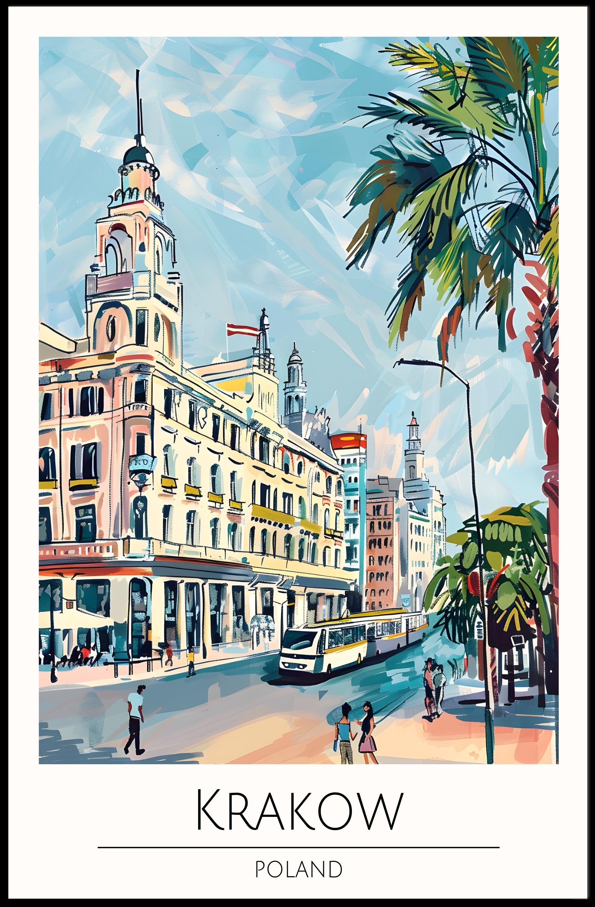 Vibrant Krakow Poster PosterGoat