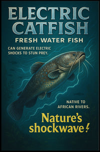 Electric Catfish Natures Shockwave Poster