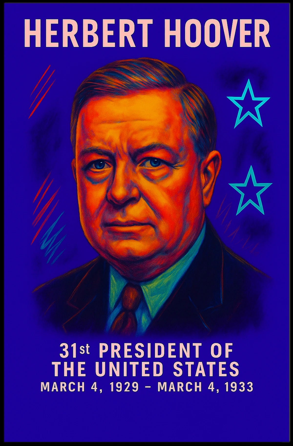 Herbert Hoover 31st President Poster